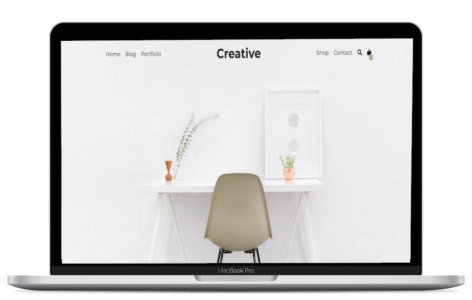 An image of Creative design website
